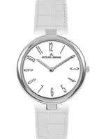 Uhrenarmband Jacques Lemans 1-1407-WI Leder Weiss 6mm